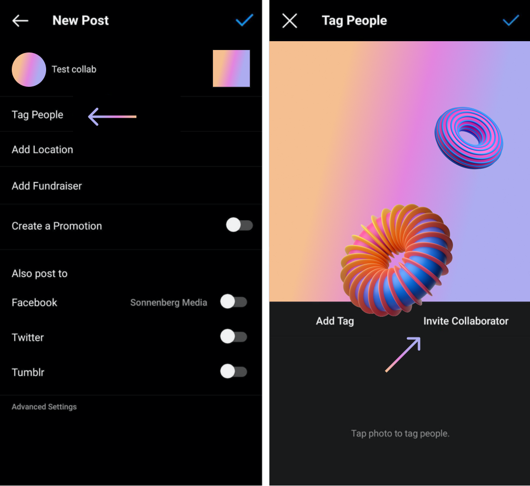 Instagram collab | WonderWeb